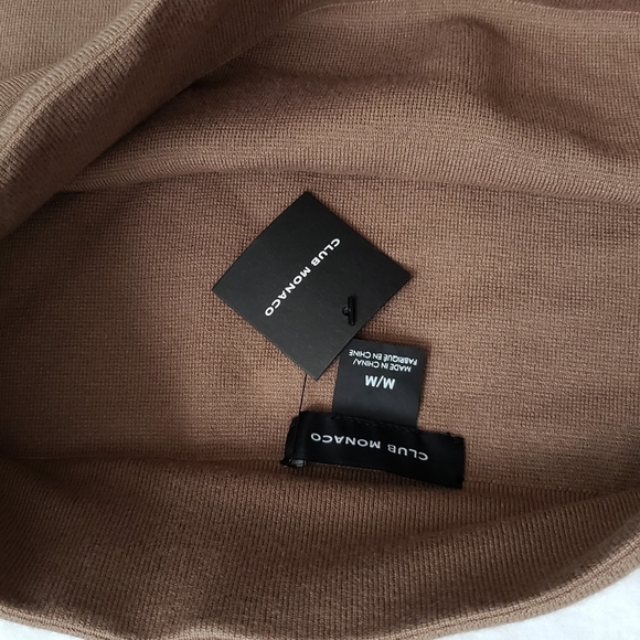 Club Monaco slim knit pleat hem pencil skirt M - Picture 5 of 6